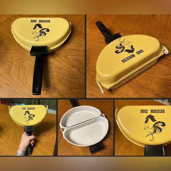 Nordic Ware Kitchen Vintage 97s Nordic Ware Rooster Omelet Pan